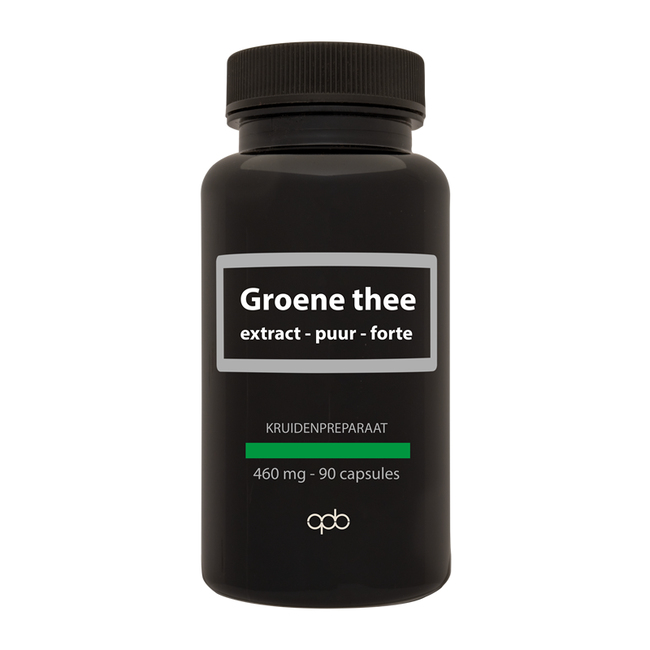APB Holland Groene thee extract puur forte  460mg 90 Vegetarische capsules