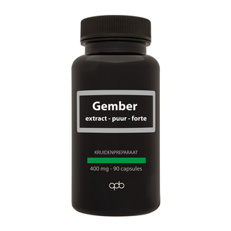 APB Holland APB Holland Gember extract puur forte 400mg 90 Vegetarische capsules