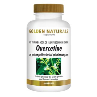 Golden Naturals Golden Naturals Quercetine 60 Vegetarische capsules