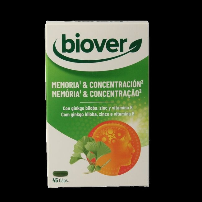 Biover Geheugen & concentratie 45 Capsules