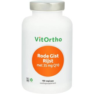 VitOrtho VitOrtho Rode gist rijst 35mg Q10 180 Vegetarische capsules