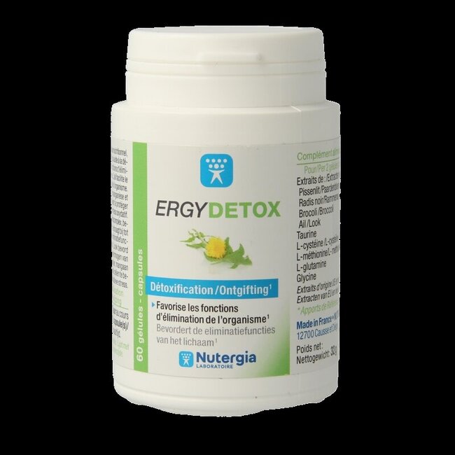 Nutergia Ergydetox 60 Capsules