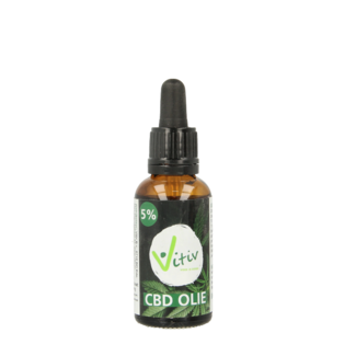 Vitiv Vitiv CBD olie 5% 30 Milliliter