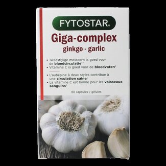 Fytostar Fytostar Giga complex knoflook 80 Capsules