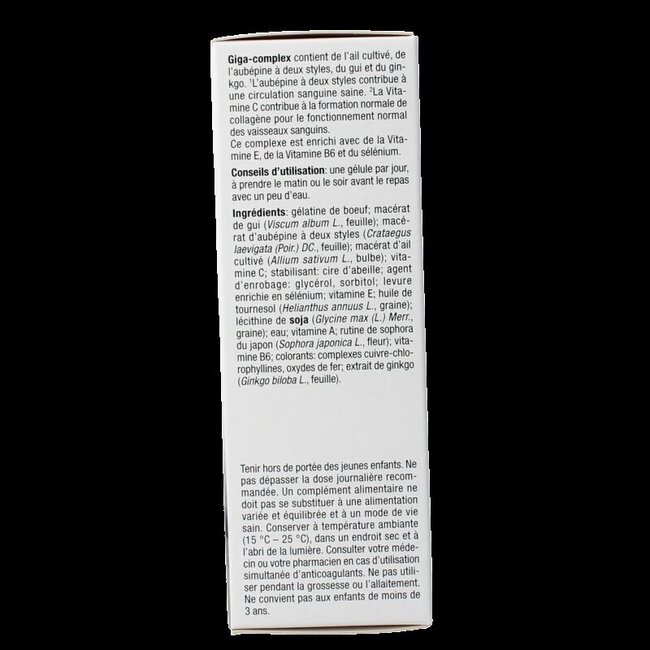 Fytostar Giga complexe ail 80 Capsules