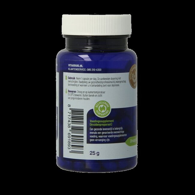 Vitakruid Saffraan 28 mg (Affron) & Bioperine 60 Vegetarische capsules