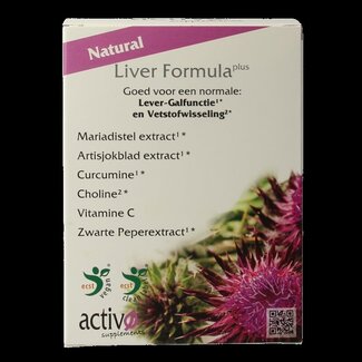 Activo Activo Liver formula plus 60 Vegetarische capsules