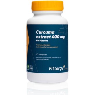 Fittergy Fittergy Curcuma extract 400mg 60 Tabletten