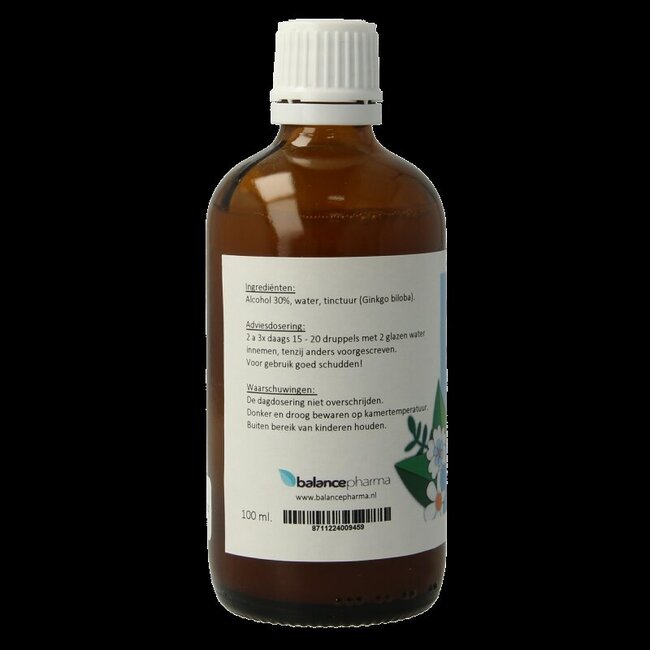 Balancepharma Ginkgo biloba tincturen 100 Milliliter