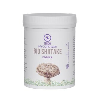 Mycopower Mycopower Shiitake poeder bio 100 Gram