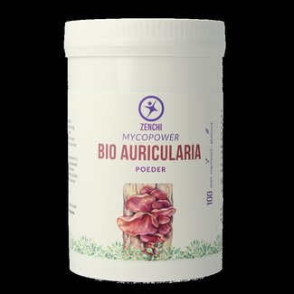 Mycopower Mycopower Auricularia poeder bio 100 Gram