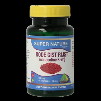 SNP SNP Rode gist rijst monacoline K vrij 30 Vegetarische capsules