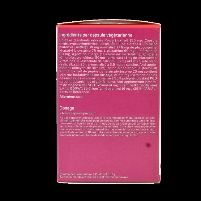 Nutrisan Metalclean 120 Capsules