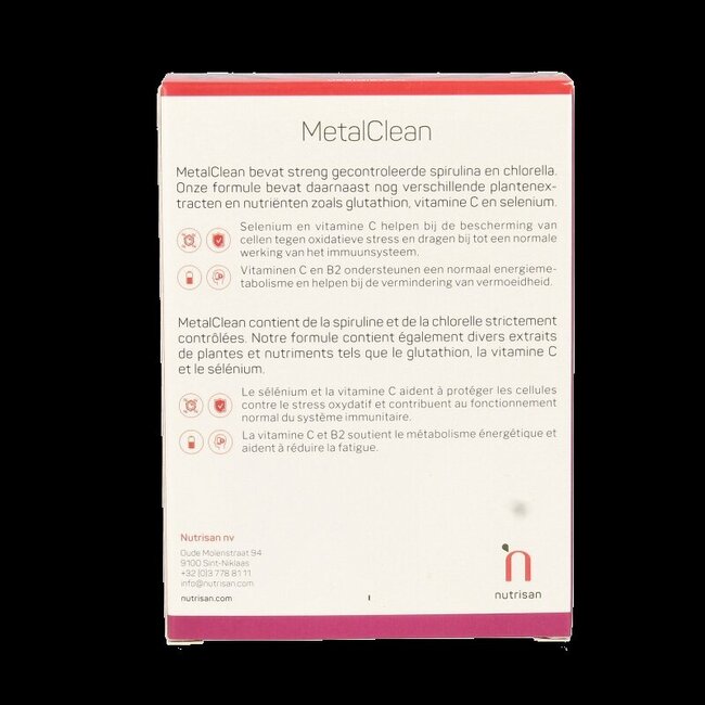 Nutrisan Metalclean 120 Gélules