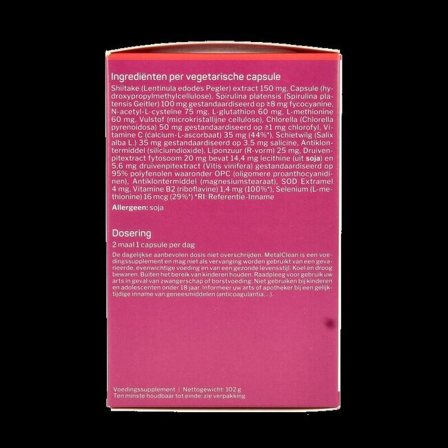 Nutrisan Metalclean 120 Gélules