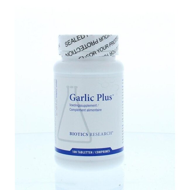 Biotics Garlic plus knoflook 100 Tabletten