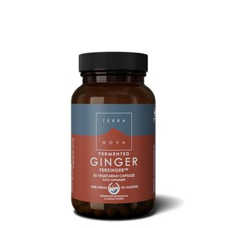 Terranova Terranova Fermented ginger 250mg 50 Vegetarische capsules