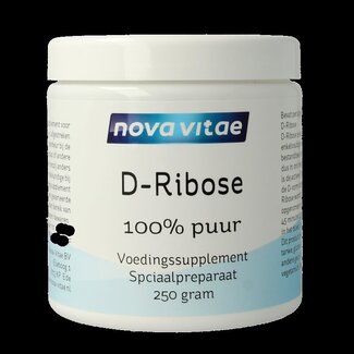 Nova Vitae Nova Vitae D Ribose 100% puur 250 Gram