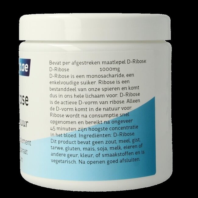 Nova Vitae D Ribose 100% puur 250 Gram