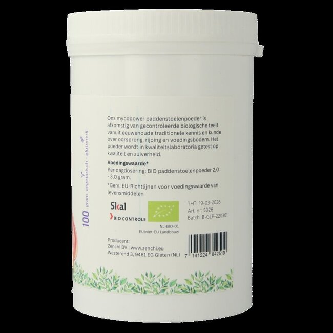 Mycopower Reishi poeder bio 100 Gram