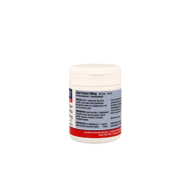 Lamberts Extrait de Sabal (palmier nain) 60 Capsules