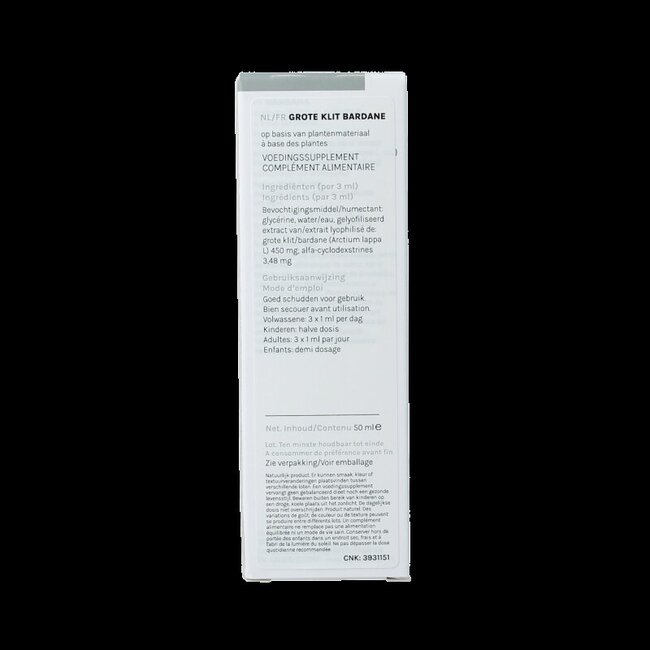 Soria Natural Extrait d'Arctium lappa 50 ml