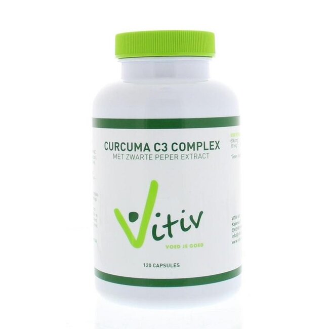 Vitiv Curcuma met zwarte peper 120 Capsules