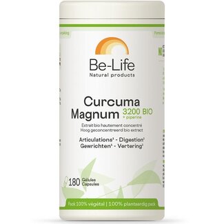 Be-Life Be-Life Curcuma magnum 3200 & piperine bio 180 Softgels