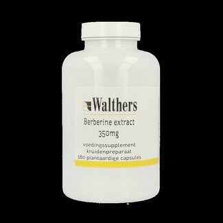 Walthers Walthers Berberine extract 350mg 180 Vegetarische capsules