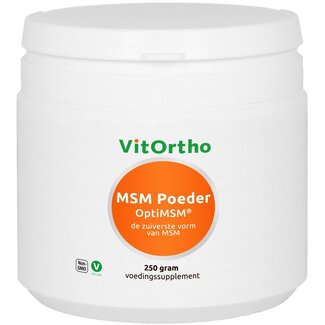 VitOrtho VitOrtho MSM poeder optimsm 250 Gram