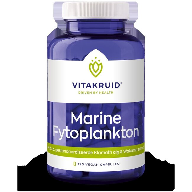 Vitakruid Marine fytoplankton 120 Vegetarische capsules