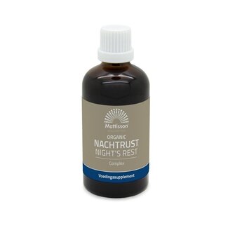 Mattisson Mattisson Organic nachtrust complex tinctuur bio 100 Milliliter