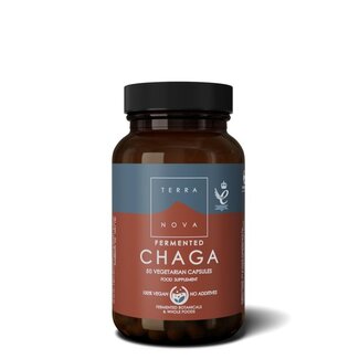 Terranova Terranova Fermented chaga 50 Vegetarische capsules