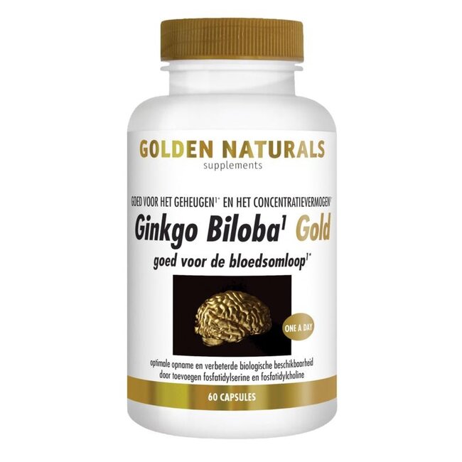 Golden Naturals Ginkgo biloba gold 60 Vegetarische capsules