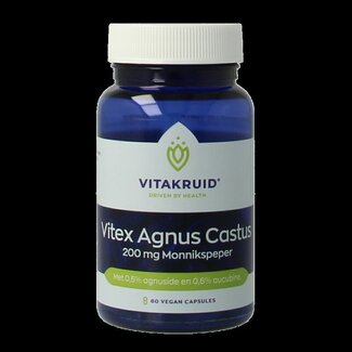 Vitakruid Vitakruid Vitex agnus castus 200mg monnikspeper 60 Vegetarische capsules