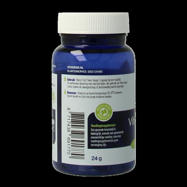 Vitakruid Vitex agnus castus 200 mg gattilier 60 gélules végétales