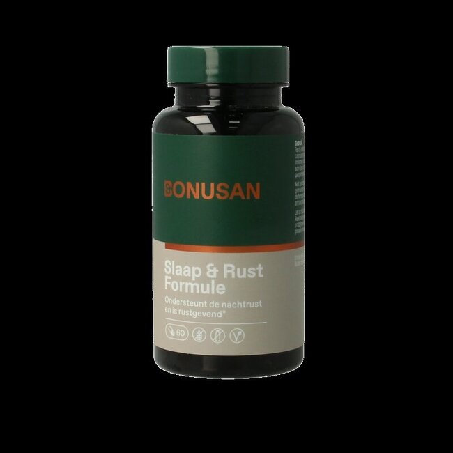 Bonusan Slaap & rust formule 60 Vegetarische capsules