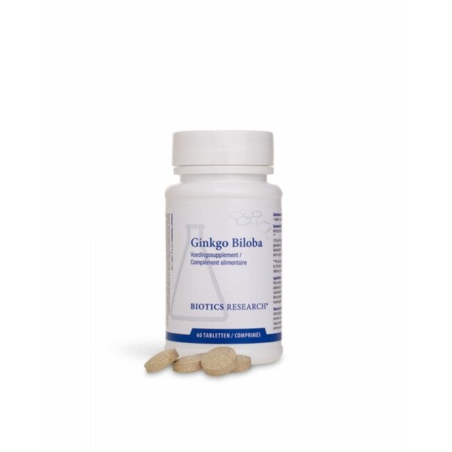 Biotics Ginkgo biloba (24%) extract 60 Tabletten