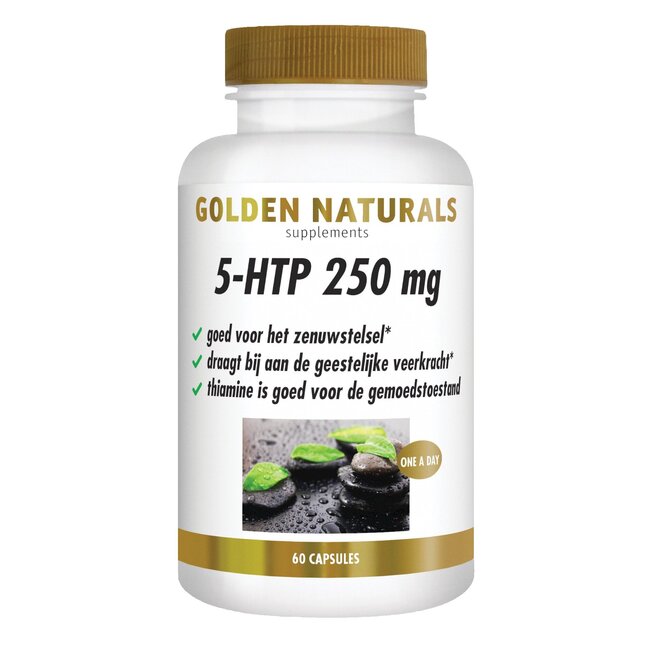 Golden Naturals 5-HTP 250mg 60 Vegetarische capsules