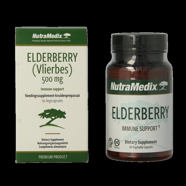 Nutramedix Vlierbes elderberry 60 Capsules