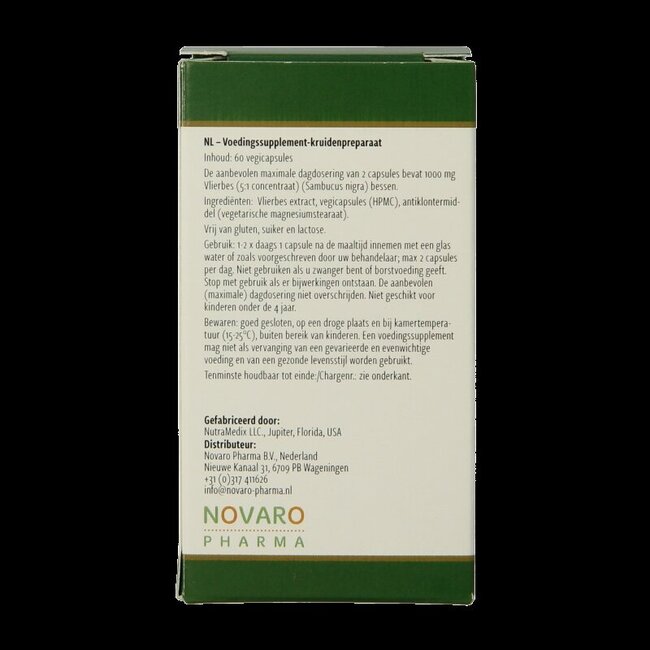 Nutramedix Sureau (Elderberry) 60 gélules