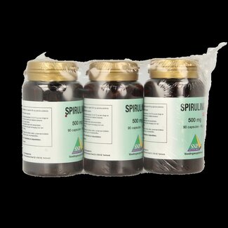 SNP SNP Spirulina 500mg puur aktief 2 + 1 270 Capsules