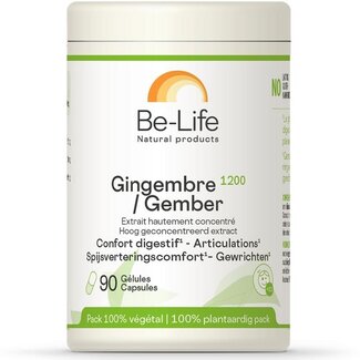 Be-Life Be-Life Gember 1200 bio 90 Vegetarische capsules