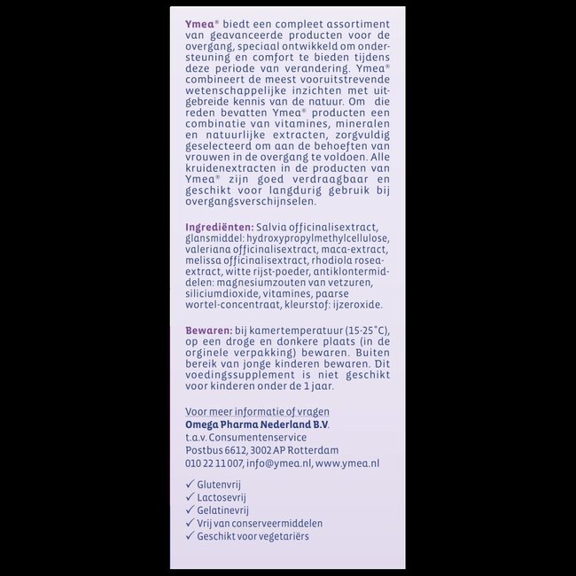 Ymea Overgang dag & nacht 64 Capsules