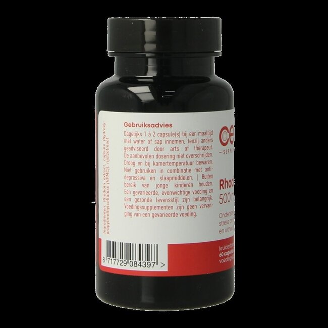 CellCare Rhodiola 500 mg 60 gélules végétales