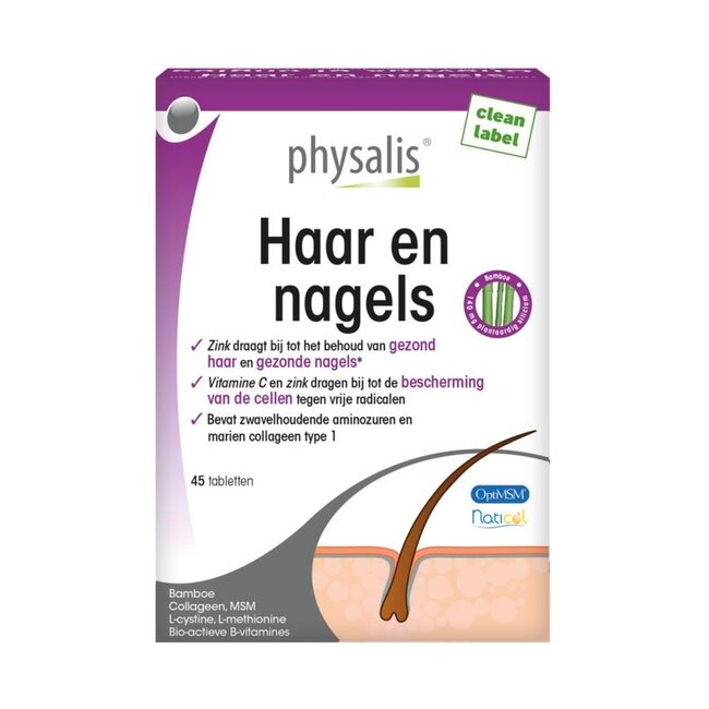 Physalis Haar en nagels 45 Tabletten