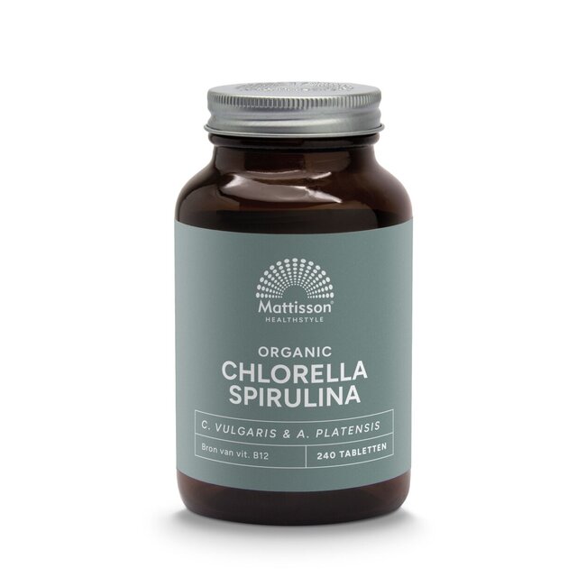 Mattisson Organic chlorella spirulina 500mg bio 240 Tabletten