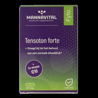 Mannavital Mannavital Tensoton forte 60 Vegetarische capsules