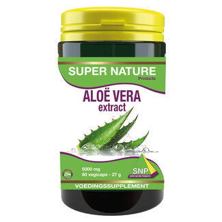 SNP SNP Aloe vera 5000mg puur 60 Vegetarische capsules