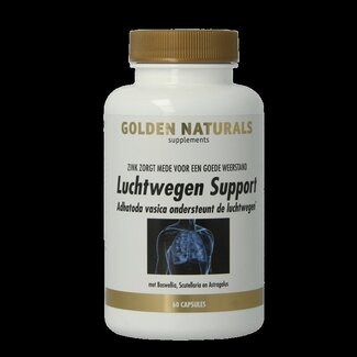 Golden Naturals Golden Naturals Luchtwegen support 60 Capsules